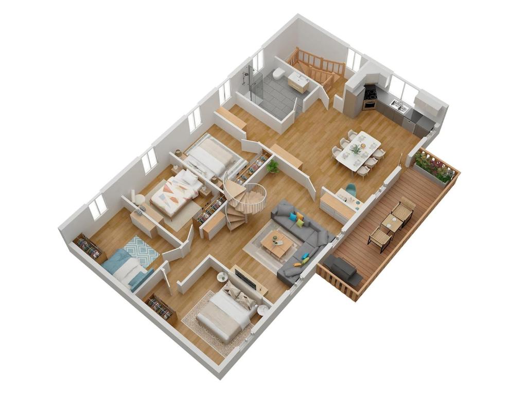 Family-friendly apartment with Alpine view - 2
