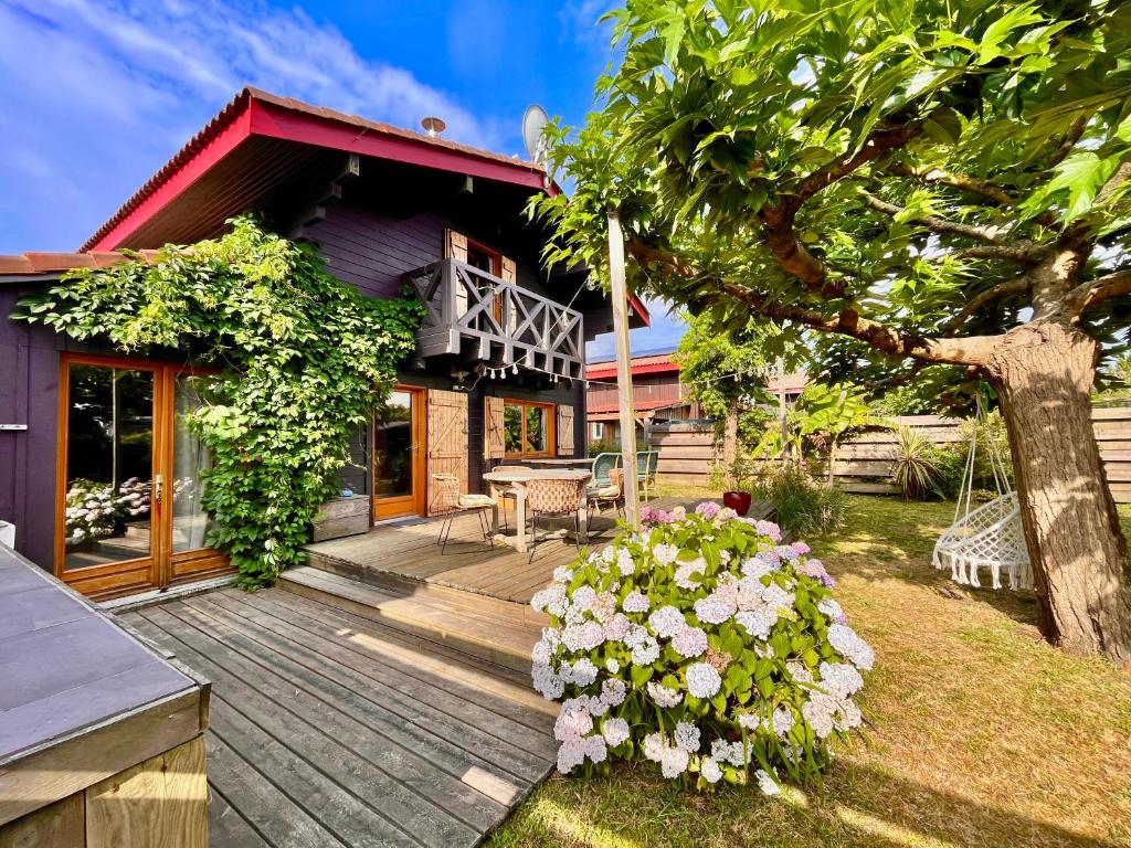 Maison en bois en 2ème ligne - 1