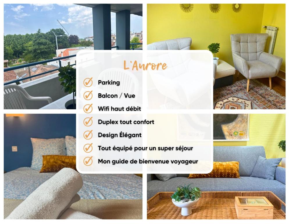 L'Aurore - Terrasse - Duplex - Parking - 4