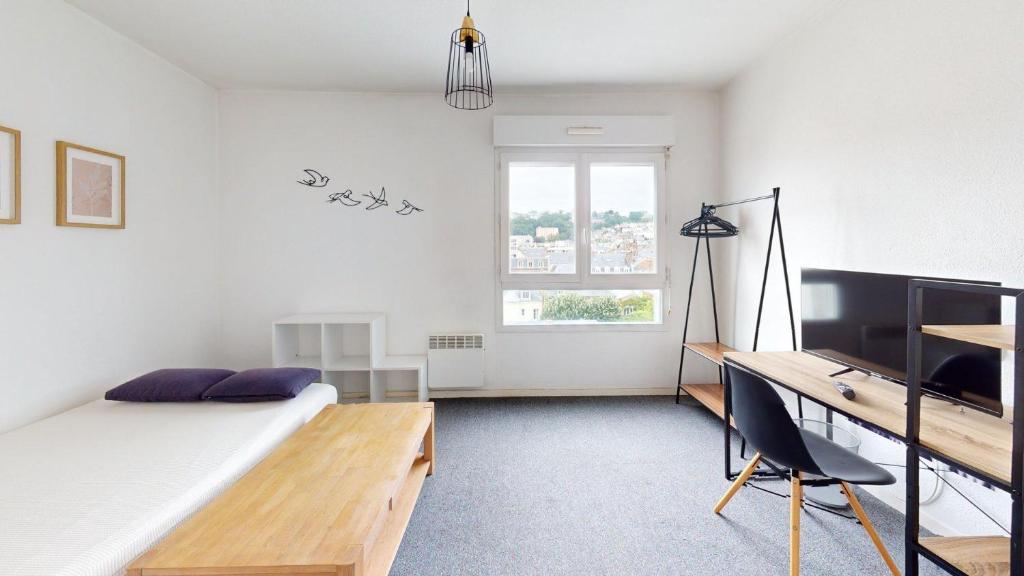 Bastion - Studio center with elevator, Le Havre