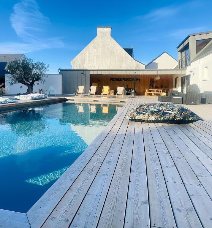 Villa le 25 - Piscine et Sauna au bourg de Carantec, Carantec