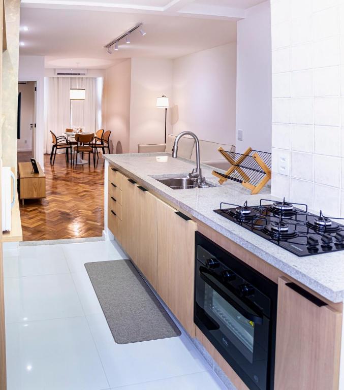 Apartment 6 minutes from the beach and subway, Rio de Janeiro