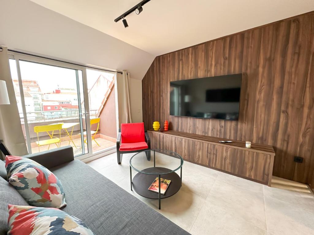 Ático con terraza, garaje y muy céntrico, O Grove