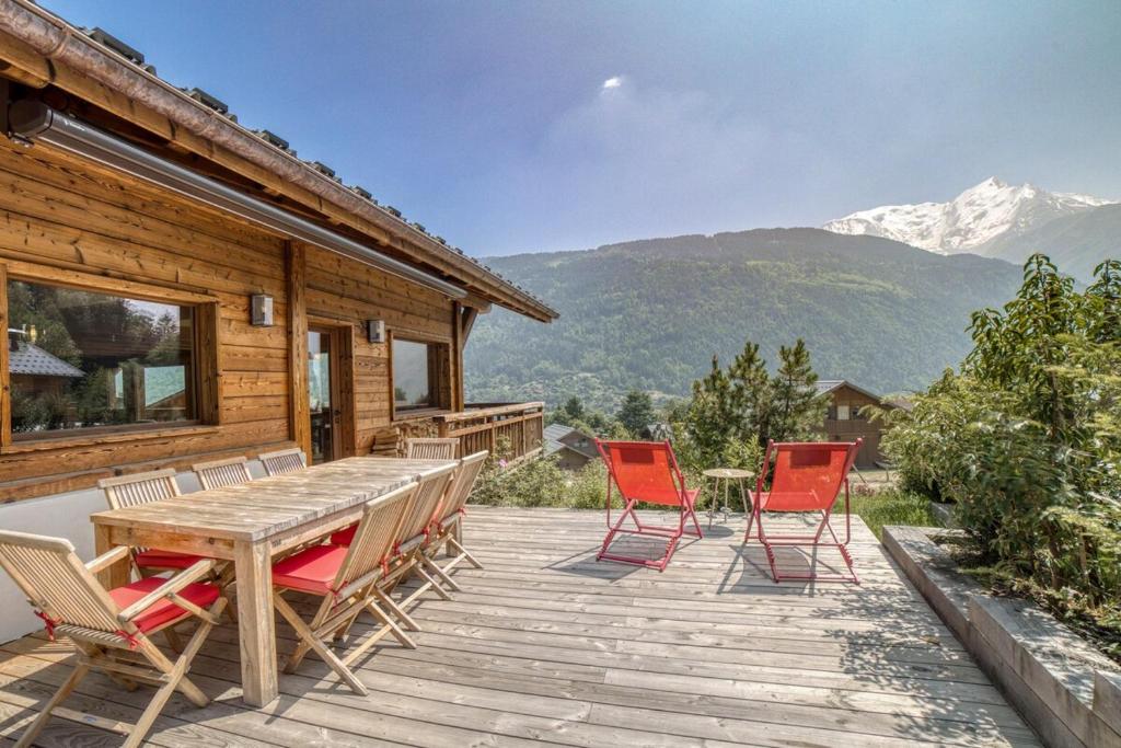 Chalet familial vue MontBlanc - 4