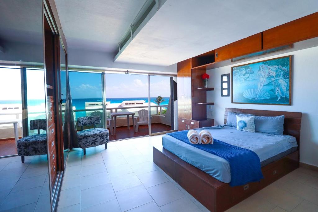 Stunning Ocean View Cozy Suite, Cancún