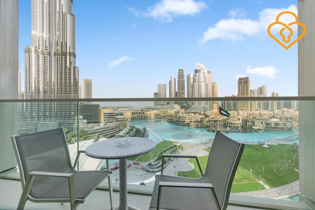 Keysplease Full Fountain&Burj Views, Grande Tower 14 Downtown, Дубай