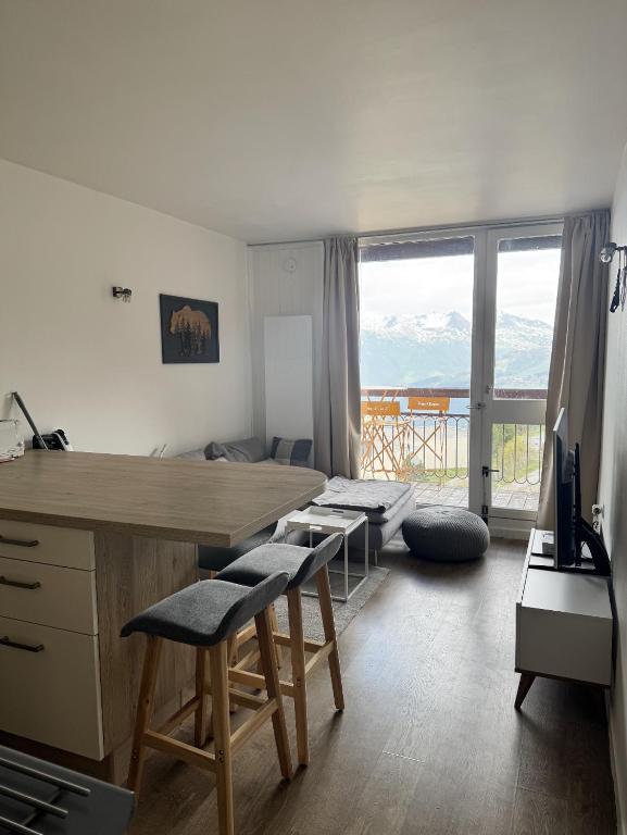 ARC 2000, Studio rénové 4 couchages, Vue Montagne - 4