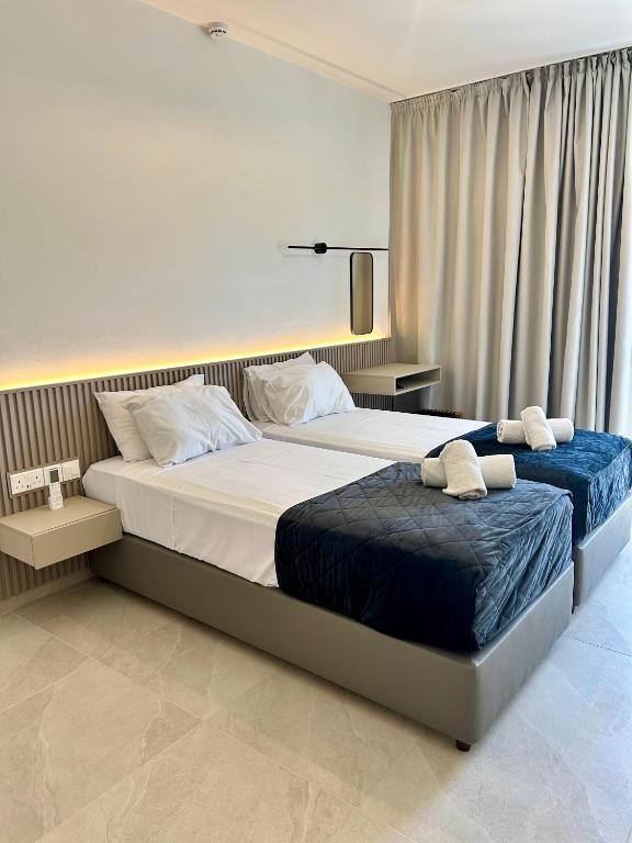 Standard 1 hálószobás apartman egyszemélyes ágyakkal