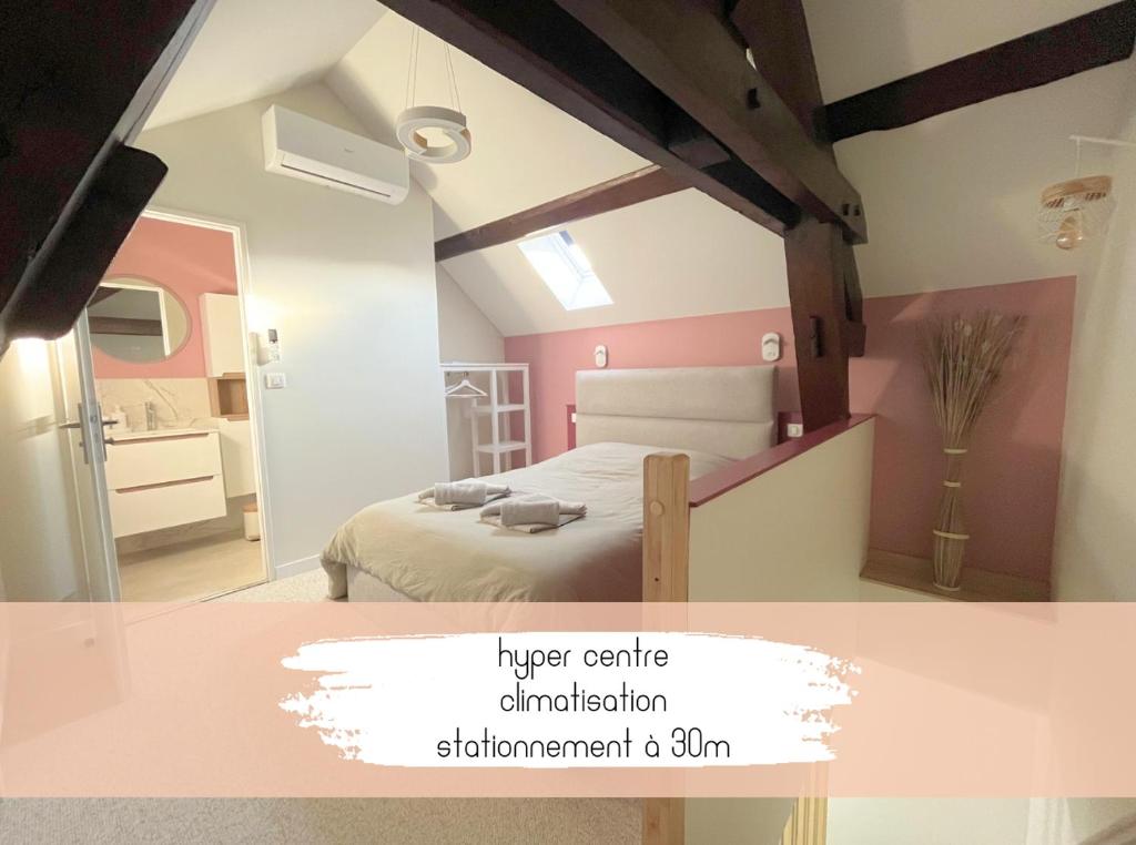 Les Cascades, T2 duplex avec climatisation et balcon, Lons-le-Saunier