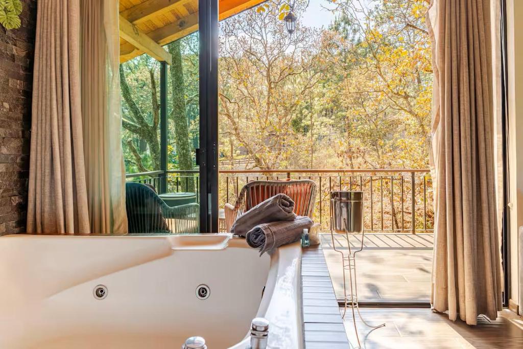 Cabaña De Lujo con Jacuzzi a 10 min del Pueblo - 2