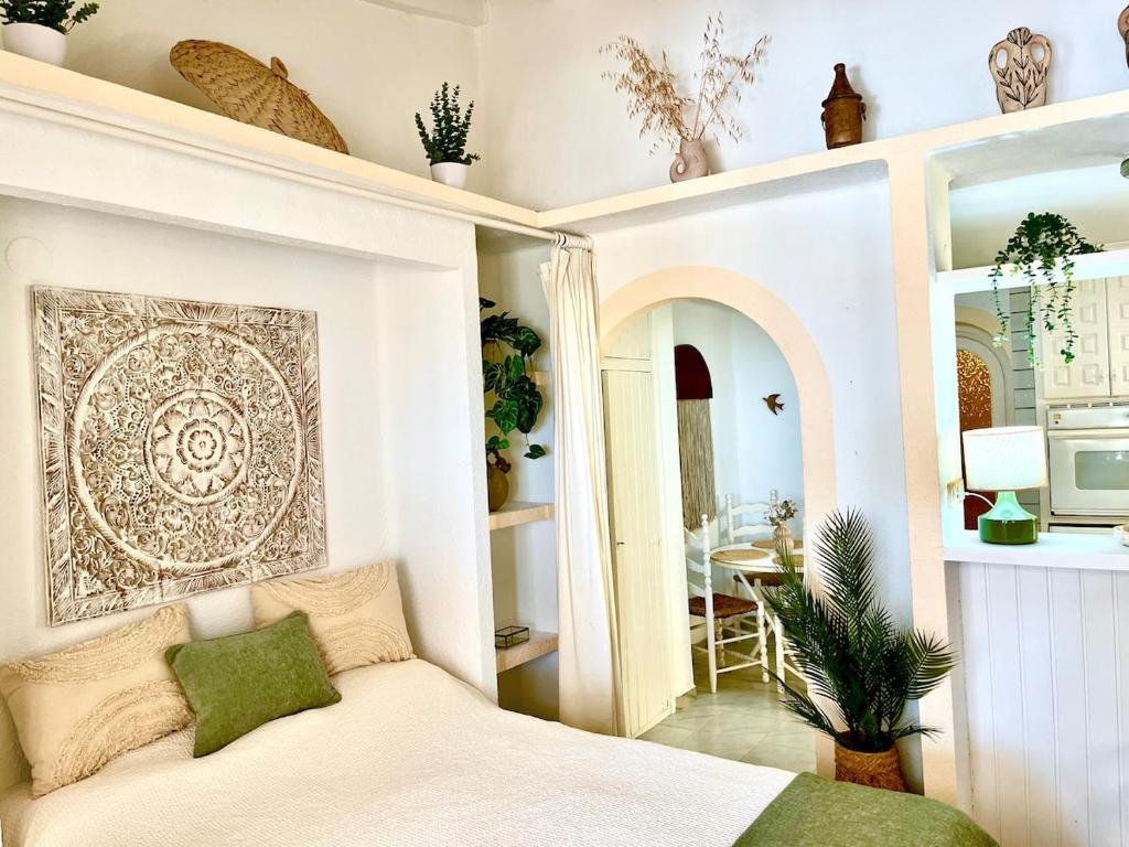 mediterranean studio with sun terrace and sea view, Moraira