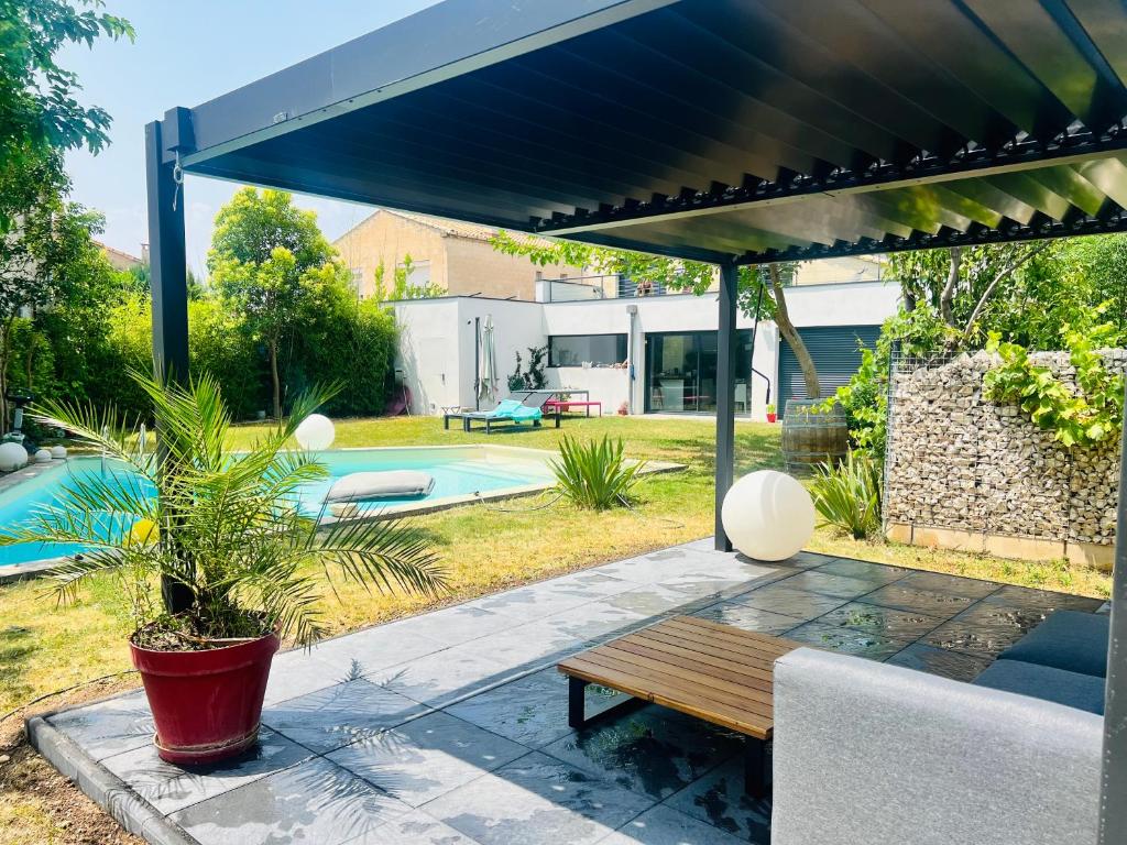 Maison moderne Avignon pour 6 pers Piscine privée - 1