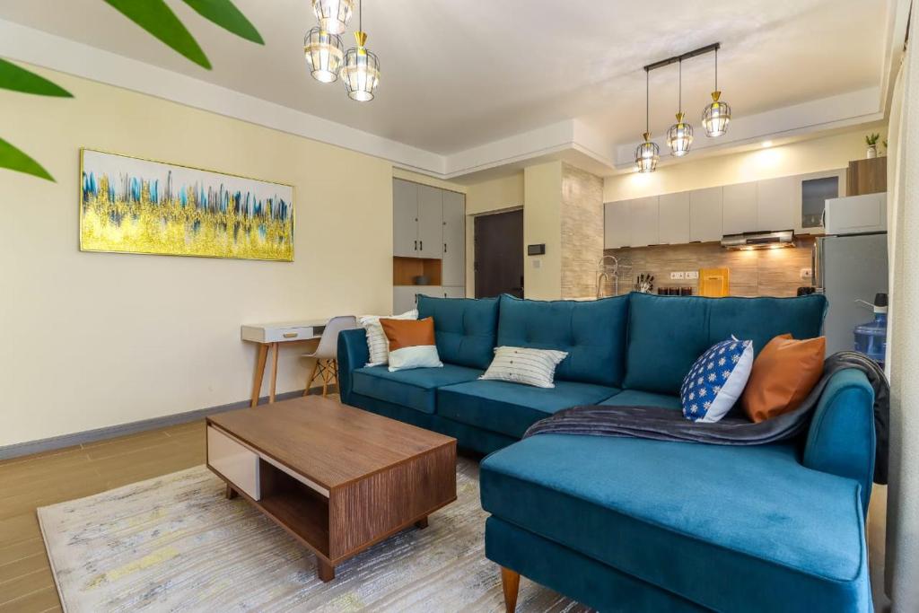 serenity suites apartment with private parking space ,modern equipped gym, swimming pool and a relaxing rooftop with unbeatable city views, Nairobi