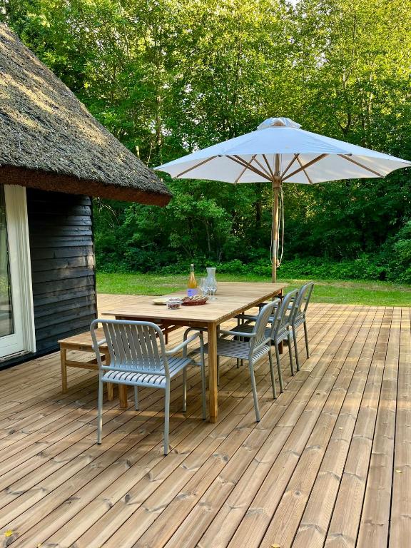 Be Surrounded By Trees In A Thatched Cottage, Nykøbing Sjælland