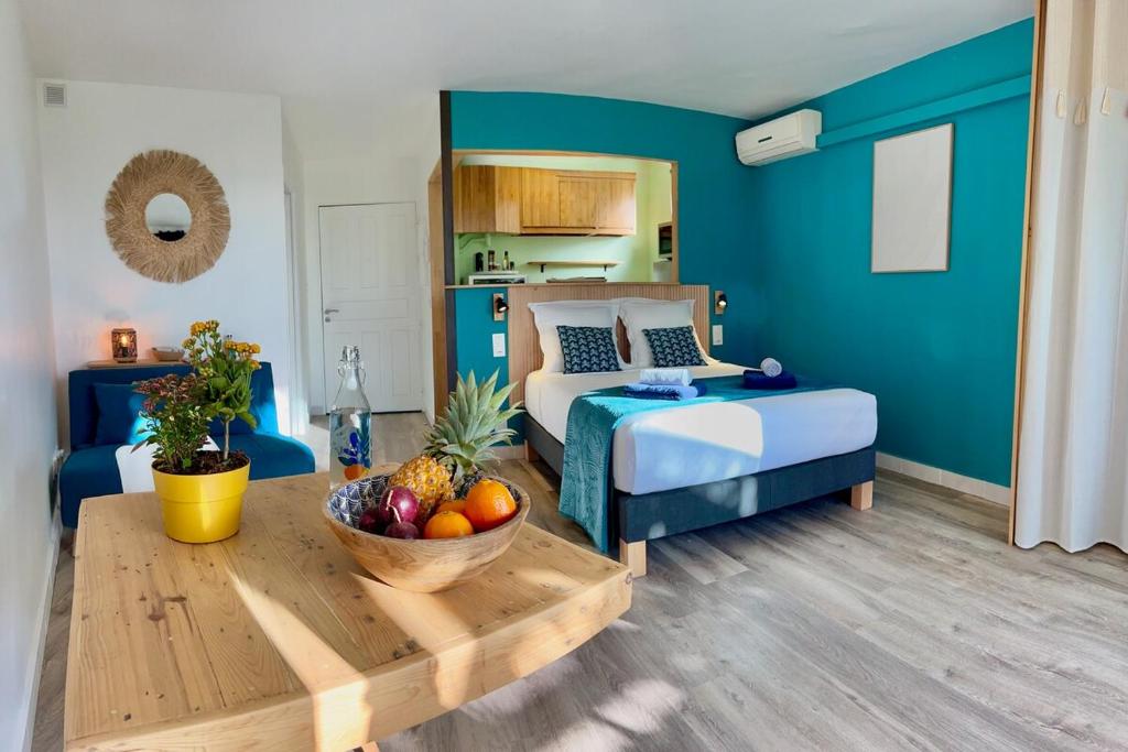 Joli studio à 5' de la plage de Boucan Canot, Saint-Paul