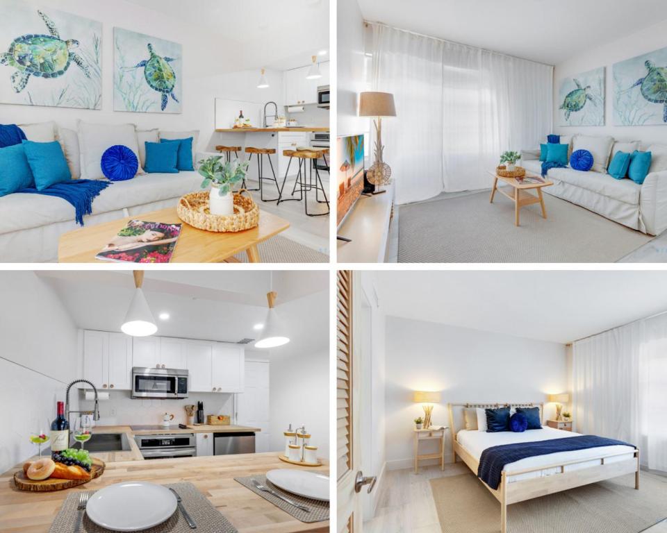 Spacious Apt 2 Blocks to Beach and Collins Park, Miami Beach