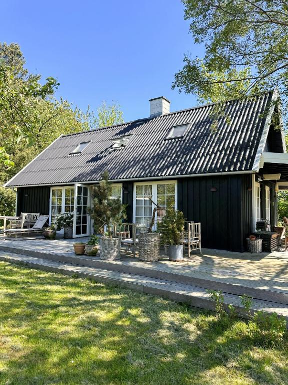 Wood Home With Fireplace And Nordic Design, Vejby