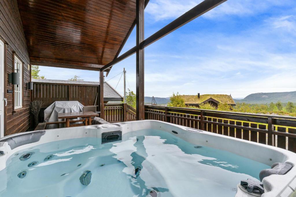 Peaceful Cabin With View And Jacuzzi At Blefjell, Kongsberg