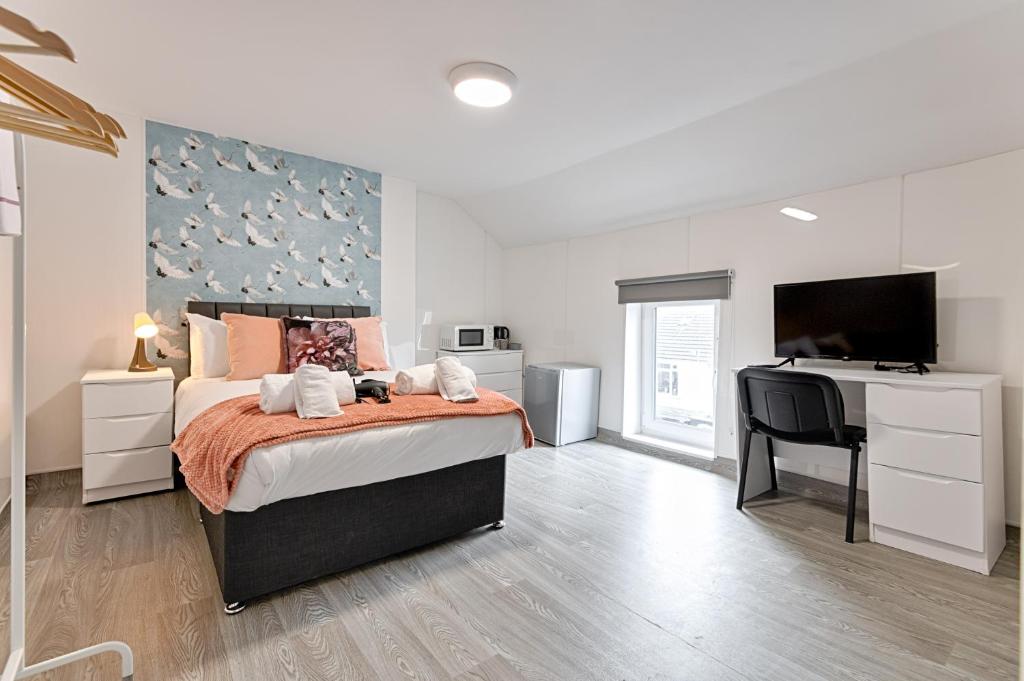 Private En-Suite - TV - Fridge - Microwave, Swansea