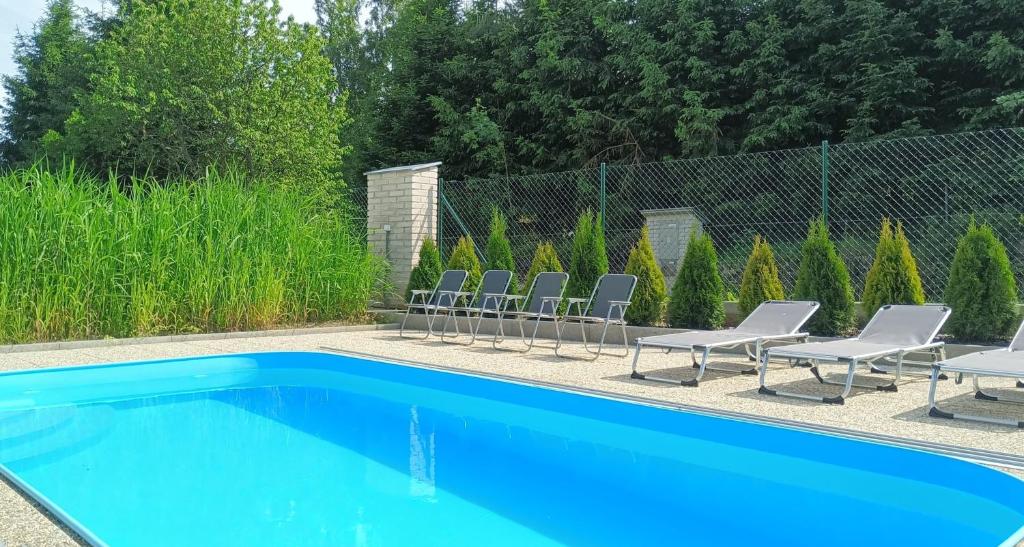 Swimming pool, Penzion Zelena zahrada in Kladenske Rovne