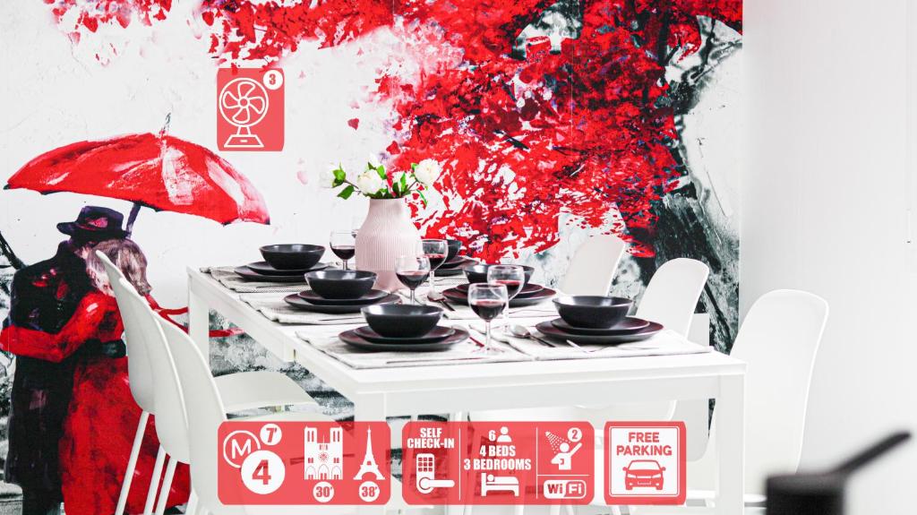 Apt4P-SecureFreeParking -Metro4, Bagneux