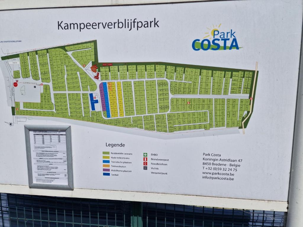 Stacaravan 104 met 4 slaapplaatsen, Bredene
