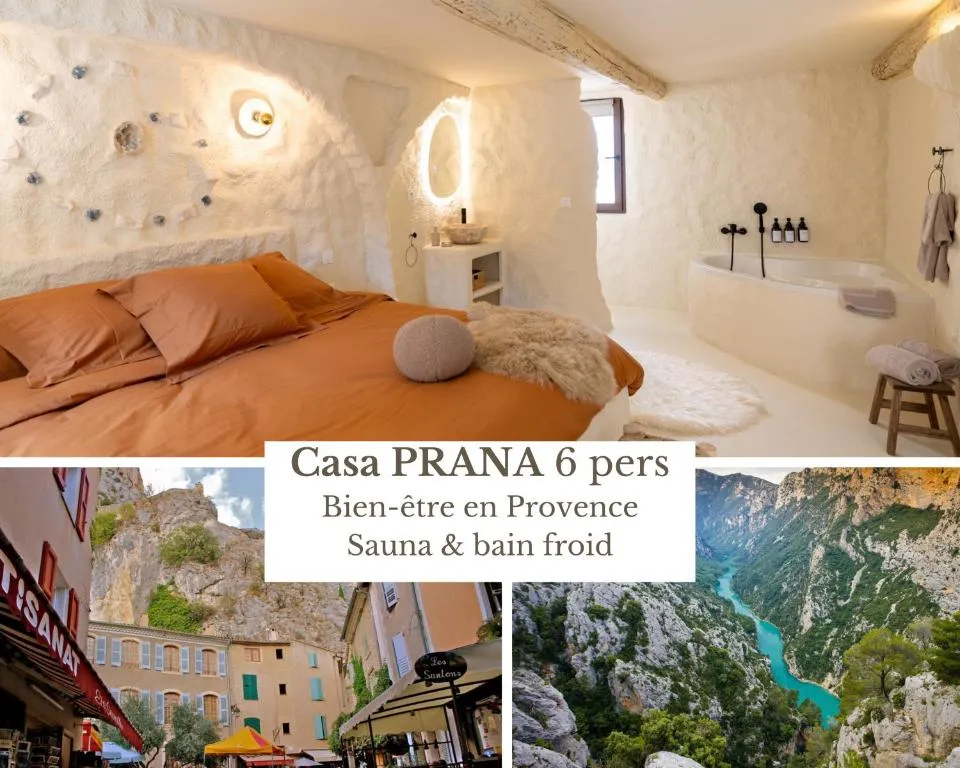 CASA ANANTA Appartements bien-être aux portes du Verdon Refuge slow Life et sensoriel jusqu à 12 pers，位于La Garde的酒店