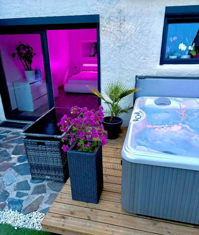 Petit Havre de Paix avec Jacuzzi Luxe & Jardin Privatif Zen - 1