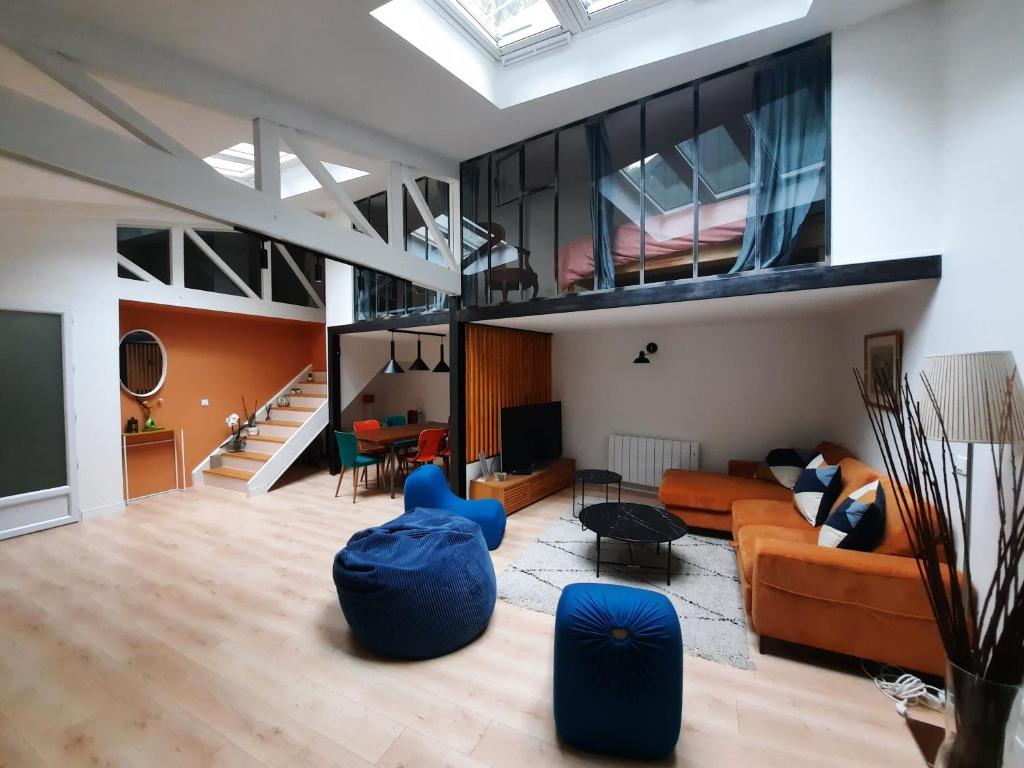 Loft 4-5 personnes à Montmartre - parking privé sur réservation - 2