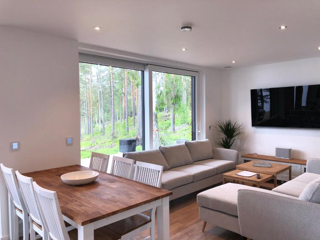 Stora älg -Ferienhaus am Älgsjön