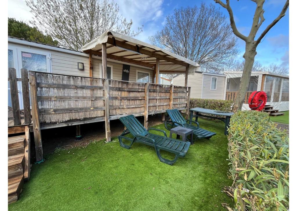 Mobil-home - Clim, TV, LV, LL - Camping LA CARABASSE 4 étoiles - MH-A021 - 1