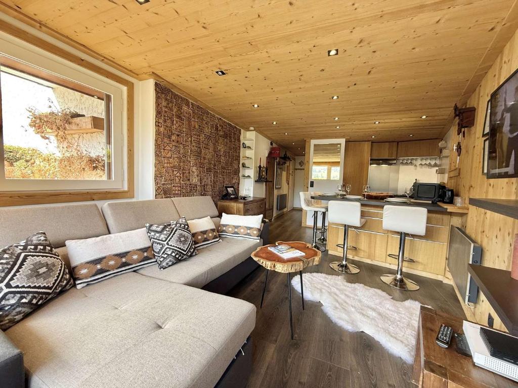 Studio Cabine à Praz-sur-Arly, 4 pers, proche pistes et village, parking et extérieur privé - 1