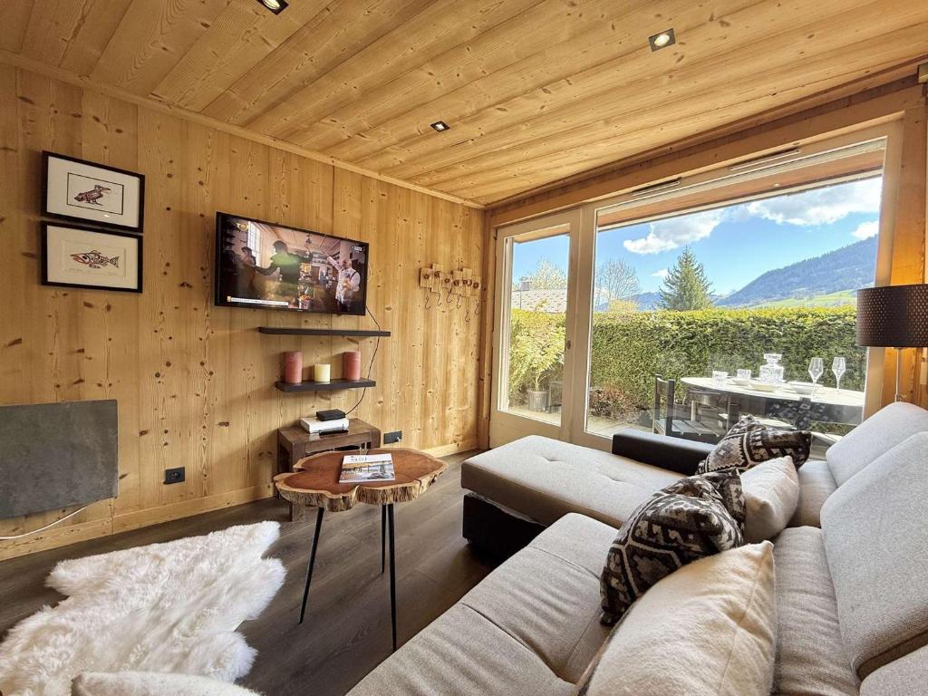 Studio Cabine à Praz-sur-Arly, 4 pers, proche pistes et village, parking et extérieur privé - 4