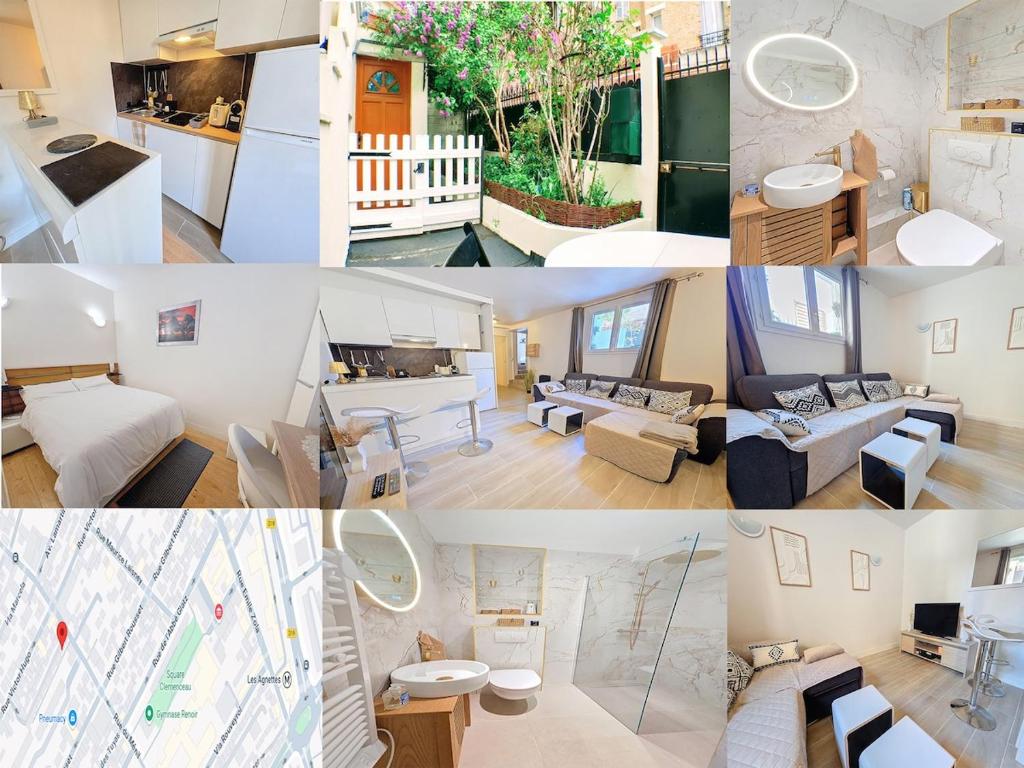 2 Pièces accès par code proche Metro, Asnières-sur-Seine