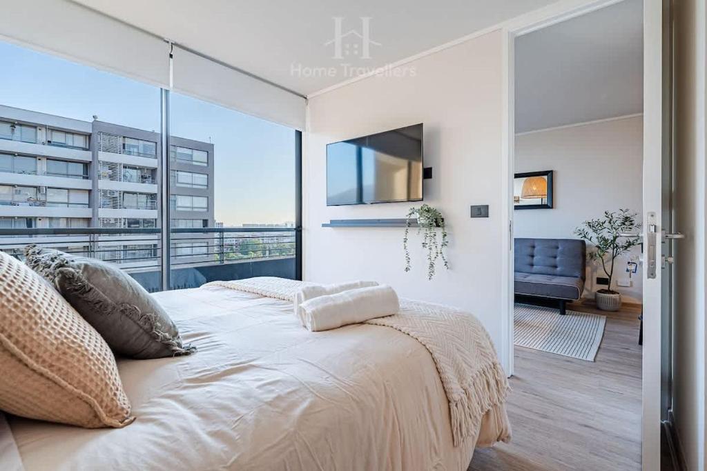 HT Maravilloso Depto en Nunoa con Estacionamiento - 5