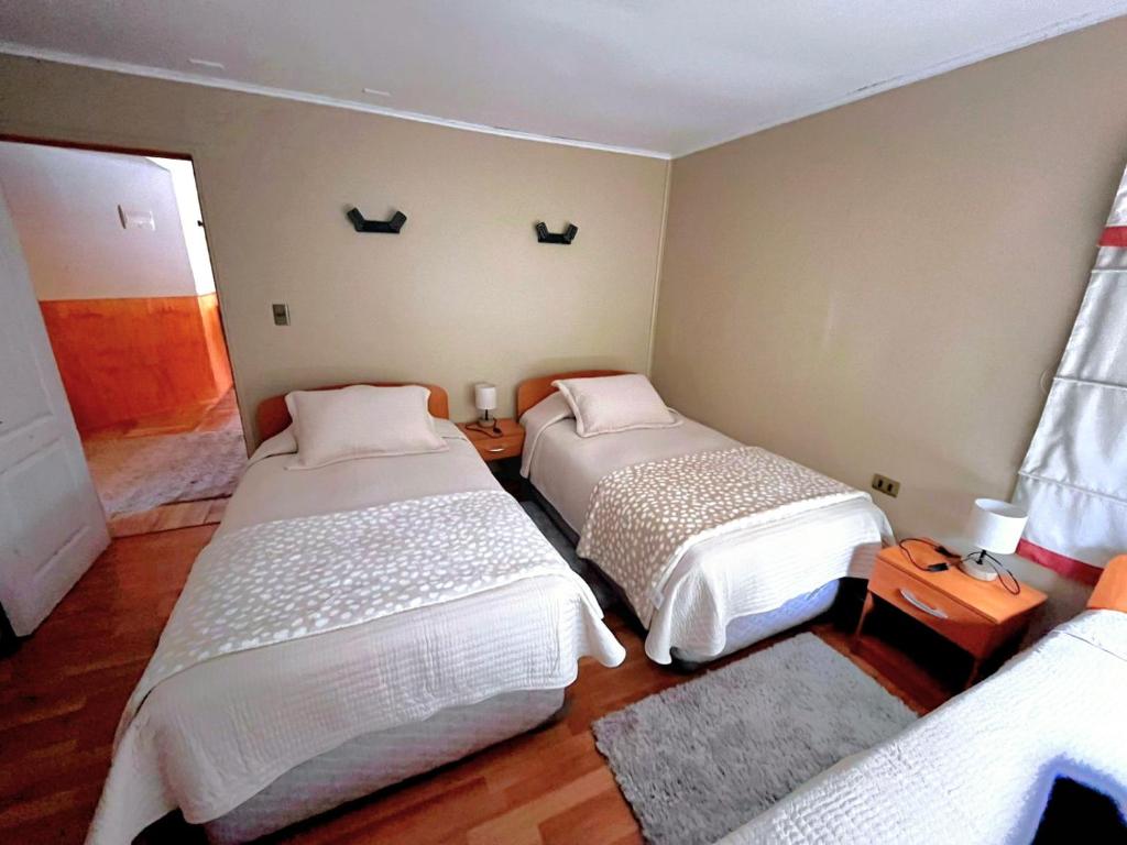 Cabaña en Conguillio nieve con vista al volcan y tinaja - 2