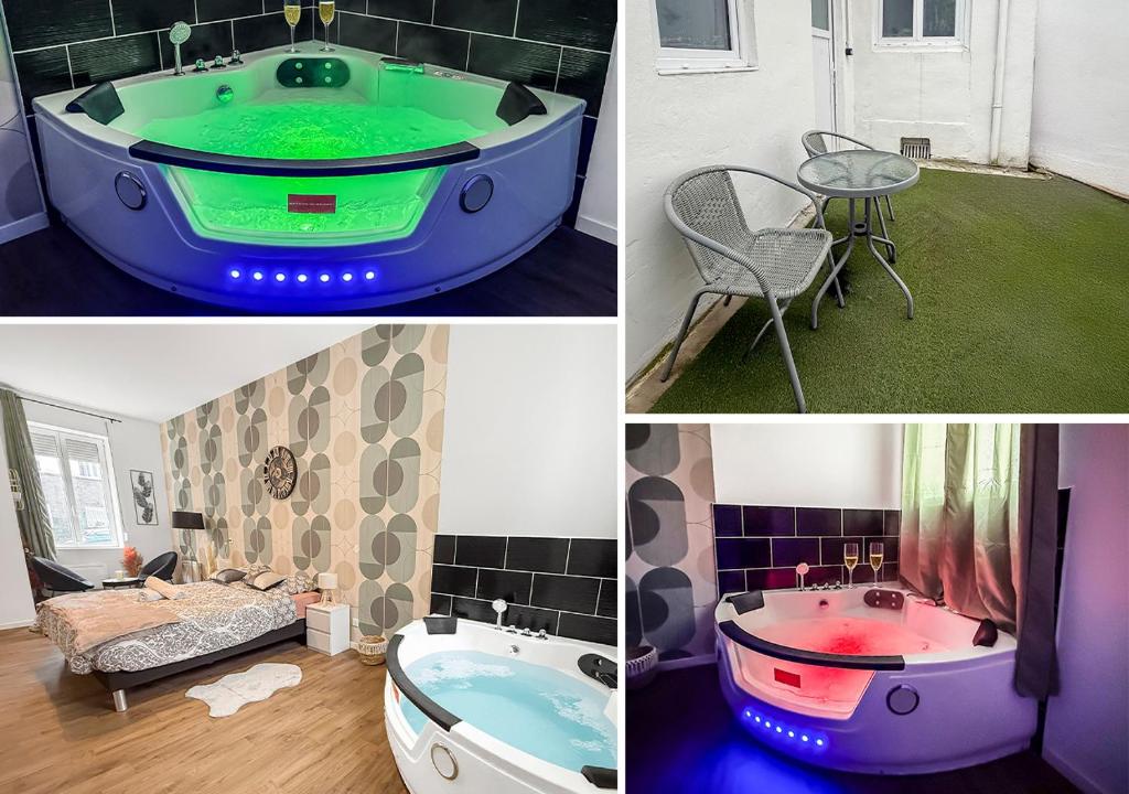 Jacuzzi privé, terrasse, Roubaix, Roubaix