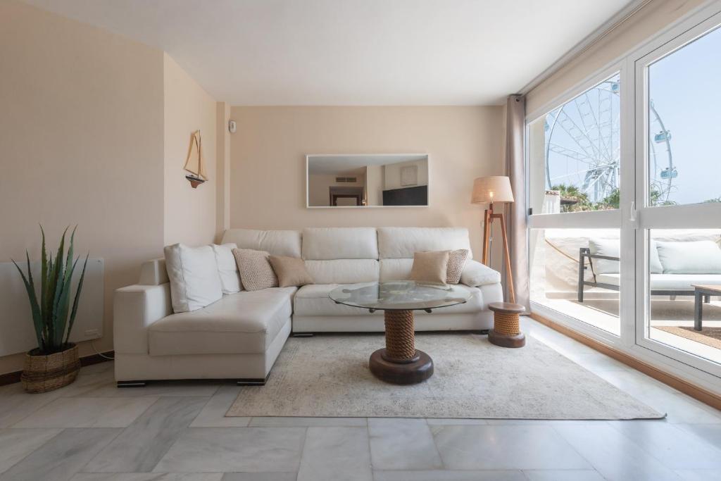 Sea View Benalmadena, Puerto Marina 2BR Terrace - 5