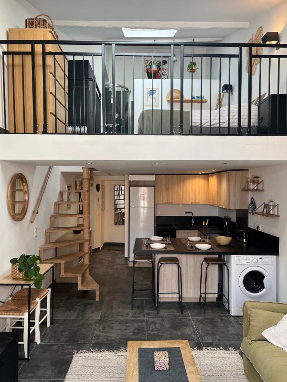 Adorable Appartement Mezzanine - Vieil Antibes - 5