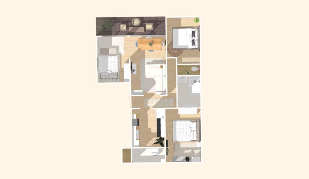 Grand appart 80m2 parking - 3