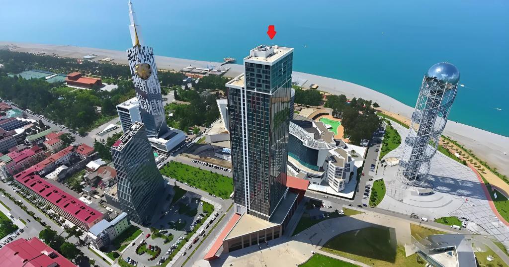 View studio 50 meters from the sea, Porta Batumi Tower, Batumi