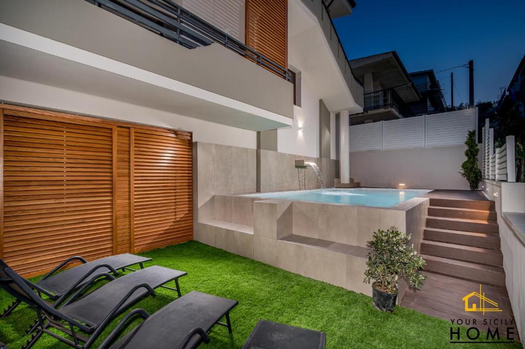 Appartamenti in Villa Syrenis vista mare con piscina riscaldata e campo da bocce - 3