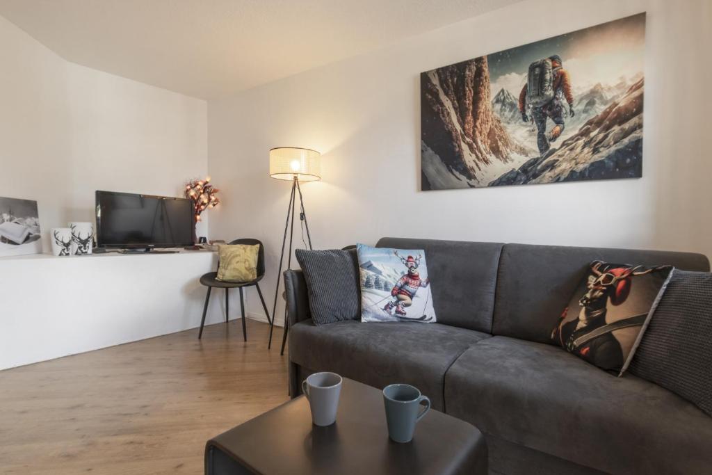 Le Triolet - Centre-ville - Balcon avec vue, Chamonix-Mont-Blanc