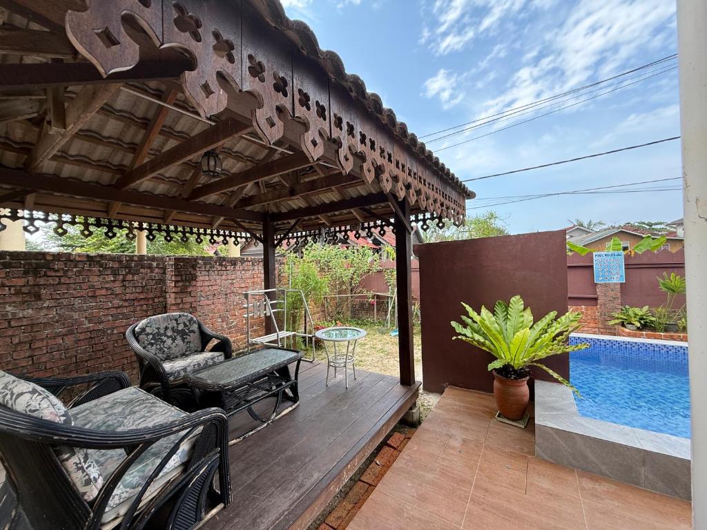Balcony/terrace, Nuruls Homestay in Kuala Terengganu
