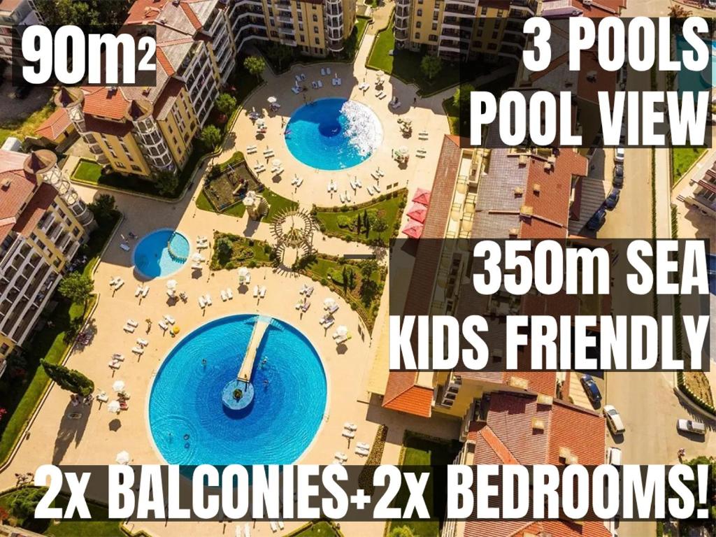 Apartment George - 3 pools, 2 bedrooms & 2 bathrooms, Slunečné pobřeží