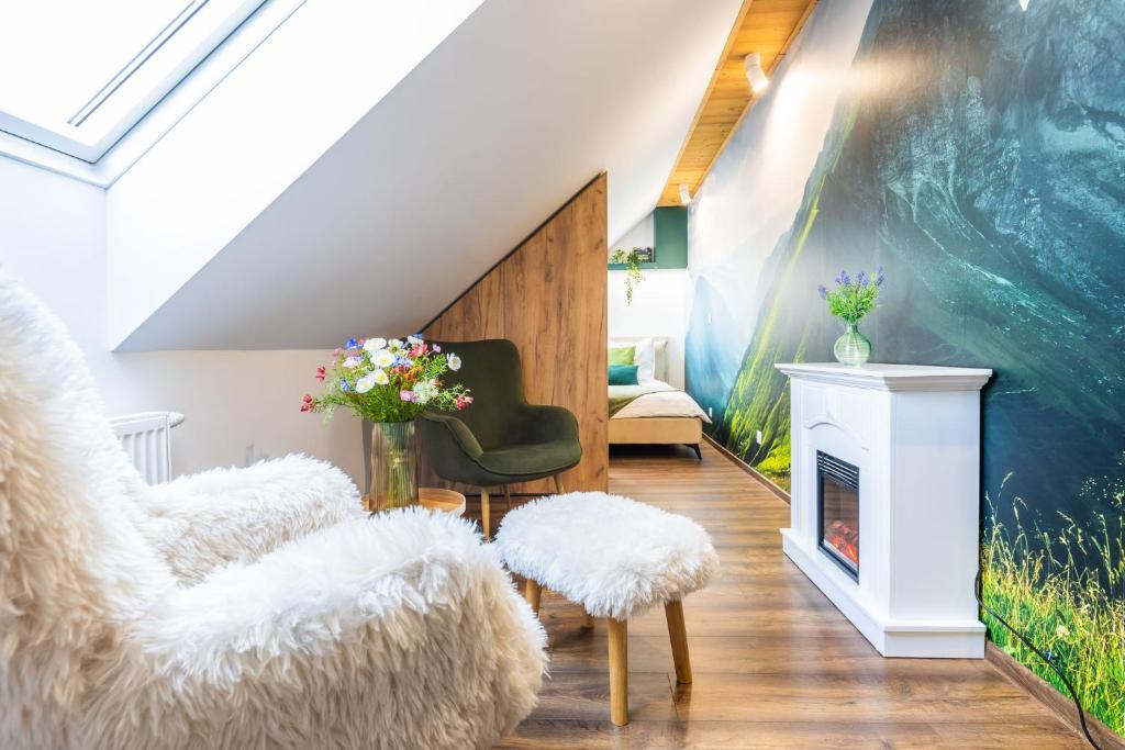 Forest oasis - mountain attic in High Tatras, Veľká Lomnica