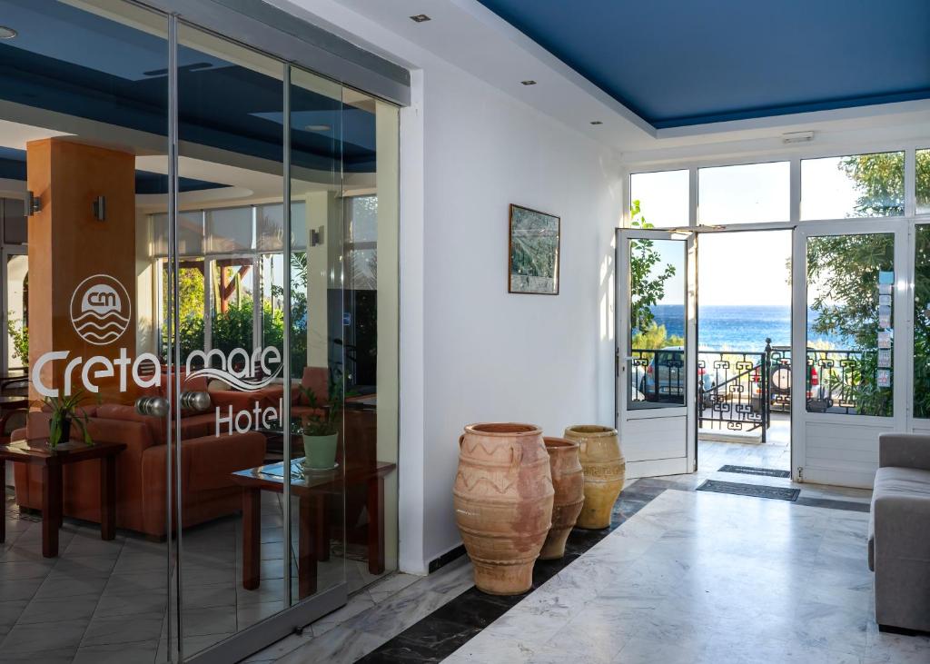 Lobby, Creta Mare Hotel in Crete Island