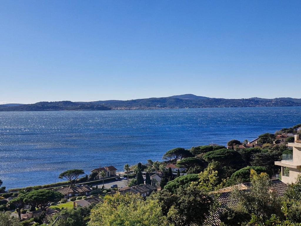 Sainte-Maxime beach or terrace view