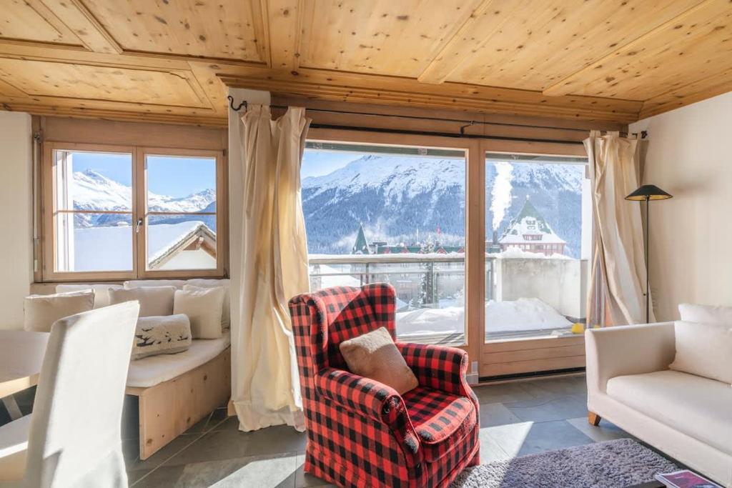 St Moritz 3 Suite vista lago, Apartment Saint Moritz