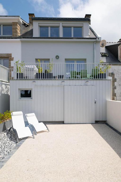 Saint Cado vue mer, Belz